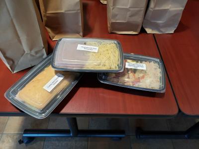 packed meals for students in need