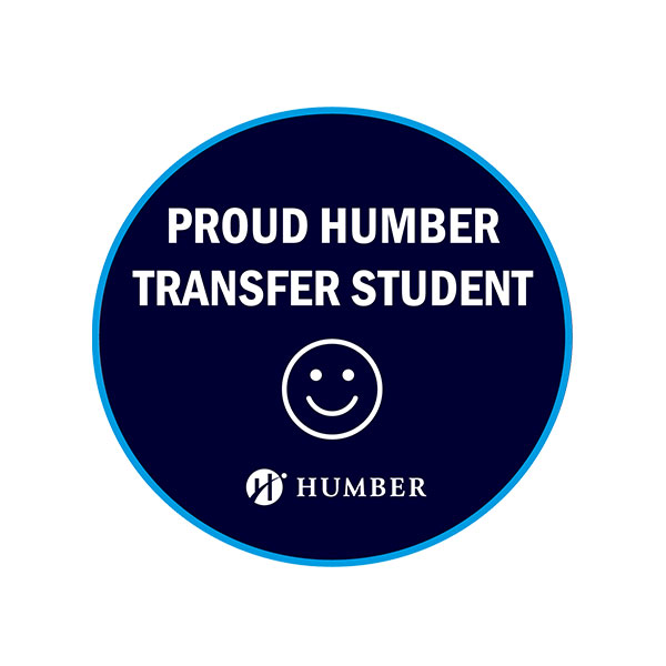 Proud Humber transfer student